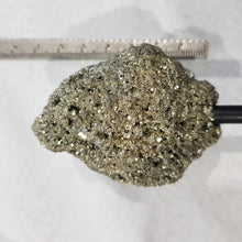 Load image into Gallery viewer, Pyrite Raw Crystal Cluster Specimen on Stand Stone 120mm 2
