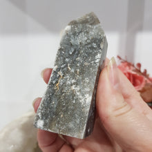 Load image into Gallery viewer, Black Sphalerite Crystal Point Obelisk Tower Stone 88mm 10 SO SPARKLY!
