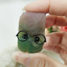 Load image into Gallery viewer, CRYSTAL CREATURE Fluorite Crystal Carving 50mm SUPER CUTE!
