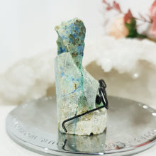 Load image into Gallery viewer, CRYSTAL CREATURE Chrysocolla Crystal Carving 50mm SUPER CUTE!
