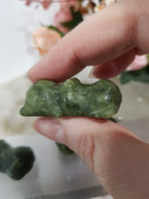 Load image into Gallery viewer, Hippo Serpentine Crystal Carving Stone 40mm
