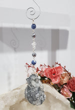 Load image into Gallery viewer, Divine-Guidance-Apophyllite-Crystal-Energy-Enhancer-Hanger-Ornament-Sun catcher-Moonlight-Crystals-Australia-Home-of-the-fully-constructed-Crystal-Energy-Enhancer

