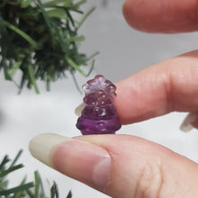 Load image into Gallery viewer, ADVENT CALENDAR 6 DAY mini fluorite CHRISTMAS Crystal Carvings XMAS MINIS ONLY
