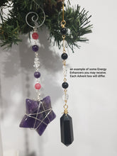 Load image into Gallery viewer, ADVENT CALENDAR 6 DAY - LARGE SIZE - Crystal Christmas Tree Ornaments / Energy Enhancers
