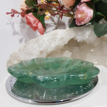 Load image into Gallery viewer, SHELL BOWL Fluorite Crystal Carving Stone 70mm 1  LOVELY
