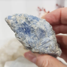 Load image into Gallery viewer, Blue Kyanite Crystal Raw Rough Stone 80mm 1
