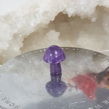 Load image into Gallery viewer, Mushroom Amethyst Crystal Carving Stone mini 20mm 2
