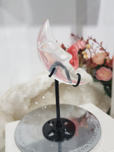 Load image into Gallery viewer, Moon Quartz Crystal Carving on Stand Stone 120mm 1
