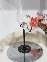 Load image into Gallery viewer, Moon Quartz Crystal Carving on Stand Stone 120mm 1
