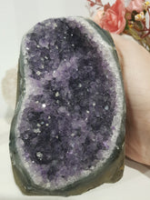 Load image into Gallery viewer, Amethyst Crystal Cluster Cave Stone 135mm 12 LARGE SPECTACULAR SPARKLY!!
