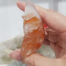 Load image into Gallery viewer, Butterfly Fire Quartz Crystal Carving Stone 70mm 1 - GORGEOUS
