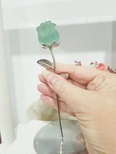 Load image into Gallery viewer, ROSE FLOWER Fluorite Crystal Carving Stone 150mm 2
