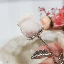 Load image into Gallery viewer, ROSE FLOWER Pink Opal Crystal Carving Stone 150mm 1
