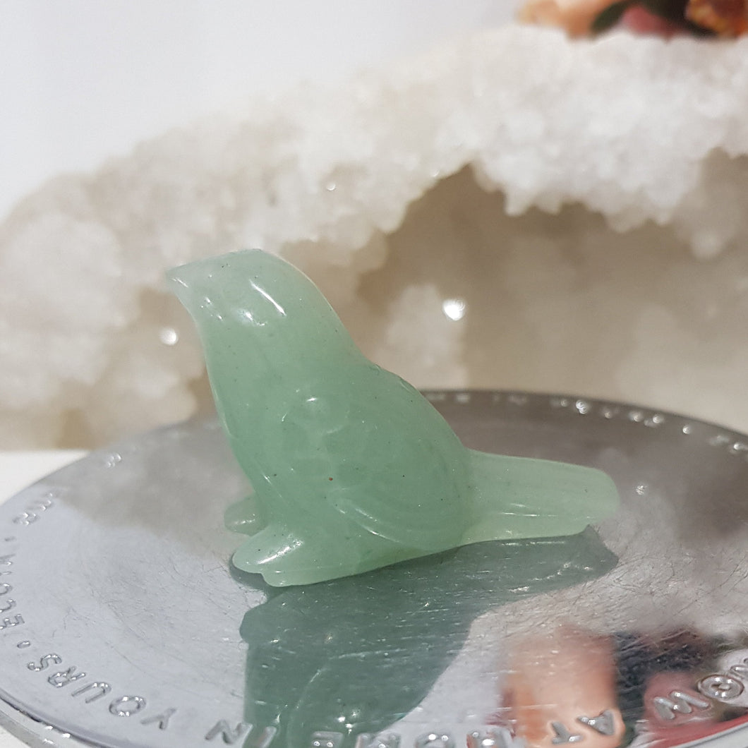 Bird Aventurine Crystal Carving Stone 40mm 1