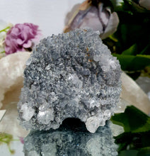 Load image into Gallery viewer, gorgeous Apophyllite crystal cluster. gorgeous crystals on this piece. photos do not do this any justice. 
