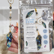 Load image into Gallery viewer, Feather-of-an-Angel-Crystal-Energy-Enhancer-Labradorite-wing-Crystal-Carving-Stone-Moonlight-Crystals-Australia
