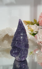 Load image into Gallery viewer, Gnome Lepidolite Crystal Carving Stone.

Stone of Transition

Gorgeous cute Lepidolite Gnome Crystal Carving Stone. 

