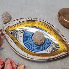 Load image into Gallery viewer, Evil Eye Trinket Dish Bowl Plate 150mm ABSOLUTELY STUNNING!
