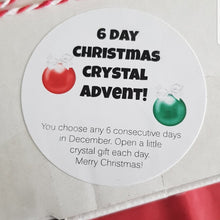 Load image into Gallery viewer, ADVENT CALENDAR 6 DAY - LARGE SIZE - Crystal Christmas Tree Ornaments / Energy Enhancers

