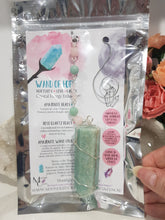 Load image into Gallery viewer, Wand-of-Hope-Crystal-Energy-Enhancer-Ornament-Suncatcher-Hanger-Amazonite-Point-Tower-   oonlight-Crystals-AustraliaWand-of-Hope-Crystal-Energy-Enhancer-Ornament-Suncatcher-Hanger-Amazonite-Point-Tower-   oonlight-Crystals-Australia
