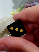 Load image into Gallery viewer, Beautiful Die Dice Black Obsidian Crystal Carving. Promotes Protection and Balance. Lovely Quality
