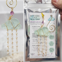 Load image into Gallery viewer, Every-Cloud-Has-A-Silver-Lining-Fluorite-Crystal_Energy-Enhancer-Hanger-Ornament-Suncatcher-Moonlight-Crystals-Australia-Fully-Constructed-Crystal-Energy-Enhancers-Suncatchers-Melbourne-australia
