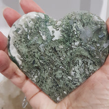 Load image into Gallery viewer, Moss-Agate-Crystal-Carving-Stone-on-Stand-Moonlight-Crystals-Australia-Crystal-Carvings

