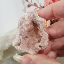 Load image into Gallery viewer, pink-amethyst-crystal-cluster-specimen-geode
