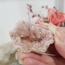 Load image into Gallery viewer, pink-amethyst-crystal-cluster-specimen-geode
