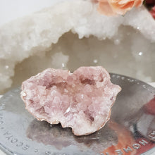 Load image into Gallery viewer, pink-amethyst-crystal-cluster-specimen-geode
