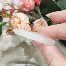 Load image into Gallery viewer, quartz-crystal-worry-stone-carving
