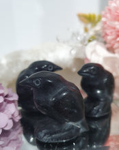 Load image into Gallery viewer, Raven Crow Black Obsidian Crystal Carving Stone.

Protection and Balance

Beautiful polished Black Obsidian Raven / Crow Crystal Carving Stone.  Inspires Protection and Balance
