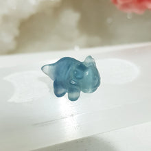 Load image into Gallery viewer, Mini Collectables crystal carving AXOLOTL fluorite 18mm 703
