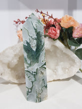 Load image into Gallery viewer, moss agate tower
