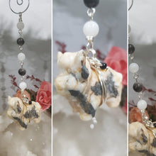 Load image into Gallery viewer, Mooo-ve-your-Energy-Energy-Zebra-Agate-Highland-Cow-Stone-Crystal-Energy-Enhancer-Hanger-ornament-suncatcher
