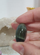 Load image into Gallery viewer, Blue Tigers Eye Crystal Tumble Stone 

Inspires Courage

Gorgeous Blue Tigers Eye Crystal Tumble Stone. Lovely shine

