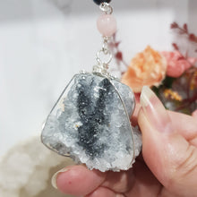 Load image into Gallery viewer, Divine-Guidance-Crystal-Energy-Enhancer-Apophyllite-Stone-Ornament-Hanger-Suncatcher-Moonlight-Crystals-Australia

