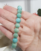 Load image into Gallery viewer, amazonite Crystal beaded bracelet
