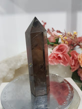 Load image into Gallery viewer, Smokey Quartz Crystal Point Tower Stone 90mm 13 - SCRATCHES
