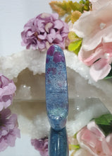 Load image into Gallery viewer, Lovely Moon Ruby in Kyanite Crystal Carving Stone. This is Freestanding. Inspires communication and manifestation.
