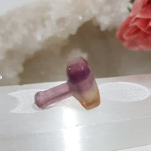 Load image into Gallery viewer, thor hammer fluorite crystal carving

