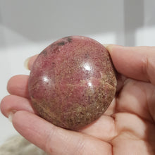 Load image into Gallery viewer, rhodonite palm stone
