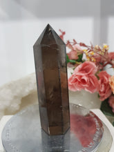 Load image into Gallery viewer, Smokey Quartz Crystal Point Tower Stone 90mm 13 - SCRATCHES
