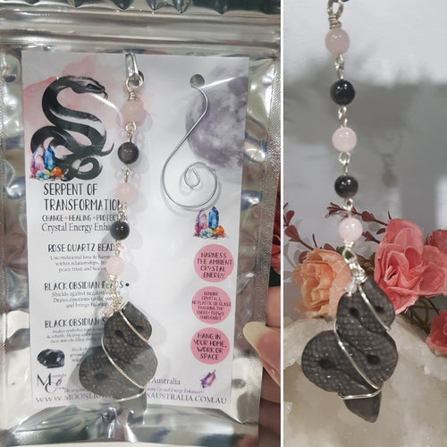 Serpent-of-Transformation-Energy-Black-Obsidian-Snake-Stone-Crystal-Energy-Enhancer-Hanger-ornament-suncatcher
