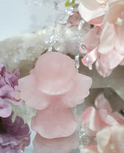 Load image into Gallery viewer, Angel Rose Quartz Crystal Carving Stone 

Rose Quartz Inspires Unconditional Love

Gorgeous Rose Quartz Angel Crystal Carving. 


