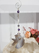 Load image into Gallery viewer, Magical-Unicorn-crystal-energy-enhancer-Agate-stone-suncatcher-ornament-hanger
