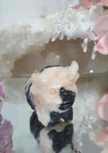 Load image into Gallery viewer, Highland Cow Zebra Agate Animal Crystal Carving Stone

Promotes Clarity and Communication

Beautiful Zebra Agate Highland Cow Crystal Carving.    
