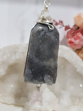 Load image into Gallery viewer, Midnight-Sparkle-Crystal-Energy-Enhancer-Suncatcher-Ornament-Hanger-Black-Sphalerite-stone-Moonlight-Crystals-Australia
