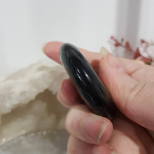 Load image into Gallery viewer, golden obsidian crystal palm stone
