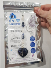 Load image into Gallery viewer, Heart-Stabiliser-Sodalite-Crystal-Energy-Enhancer-Hanger-Ornament-Sun-Catcher-Moonlight-Crystals-Australia-Home-of-the-fully-constructed-Crystal-Energy-Enhancer-Sun-Catchers-Australia-Quality-Crystals-at-Affordable-Prices-Gifts-Australia-Christmas-Ornament
